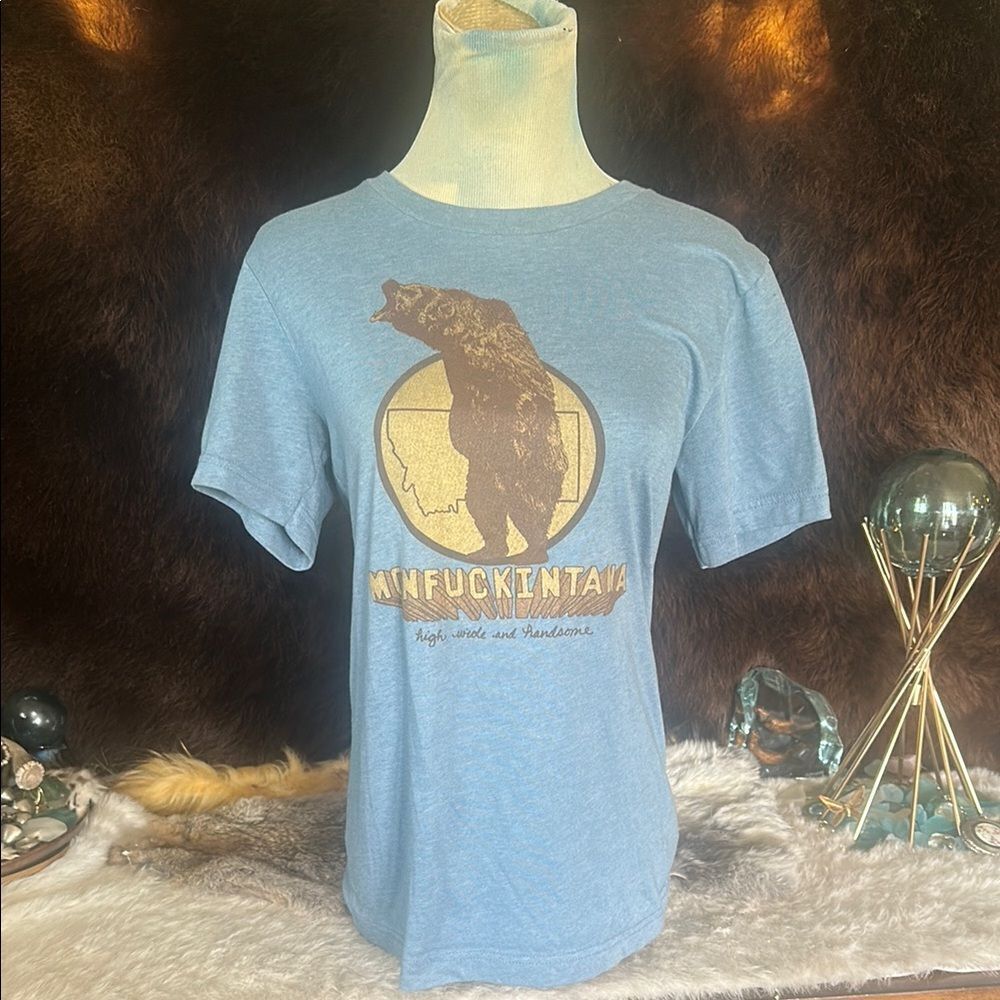 Epic MONTANA Blue Graphic T-Shirt S (5225C)